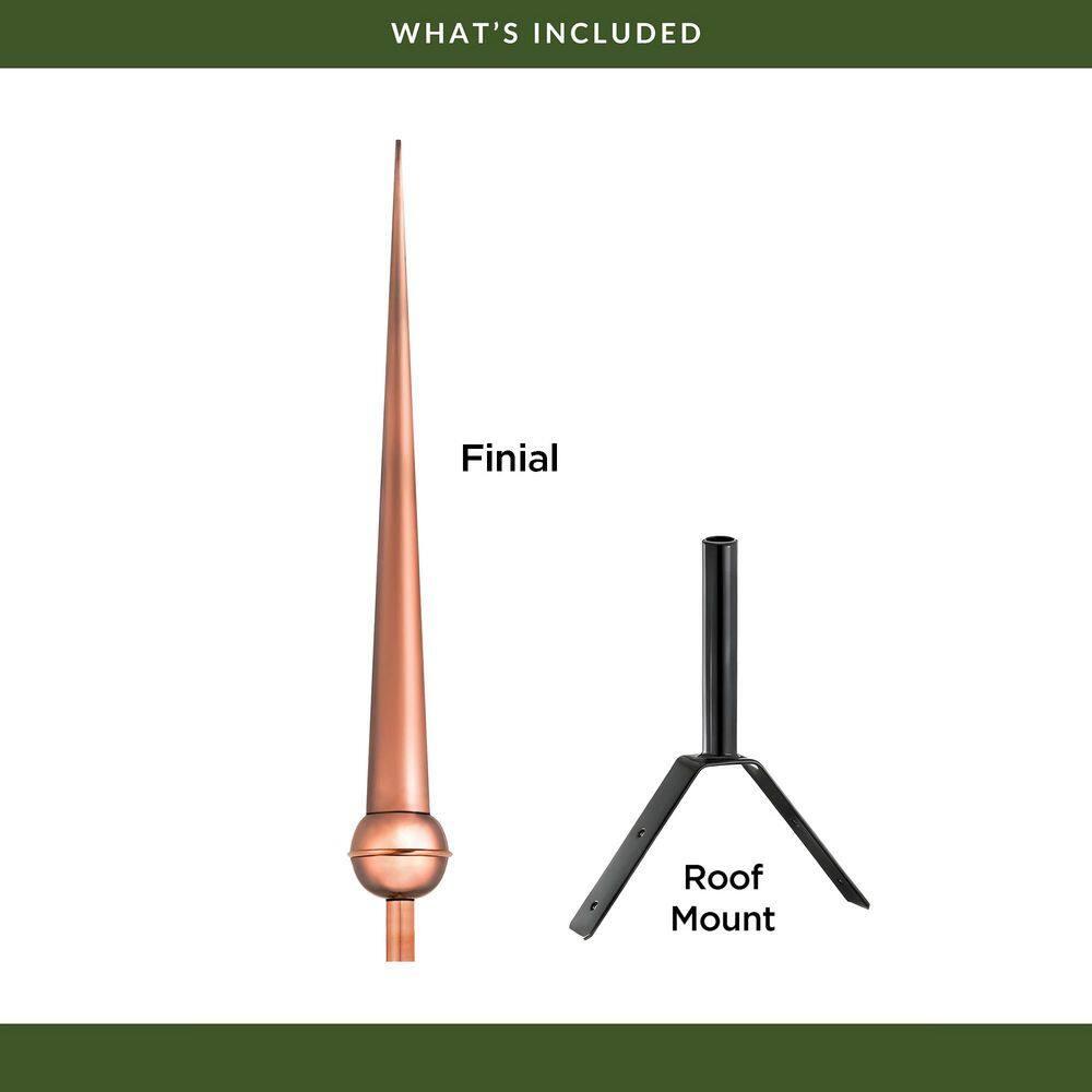 Good Directions Gawain Metal Rooftop Finial