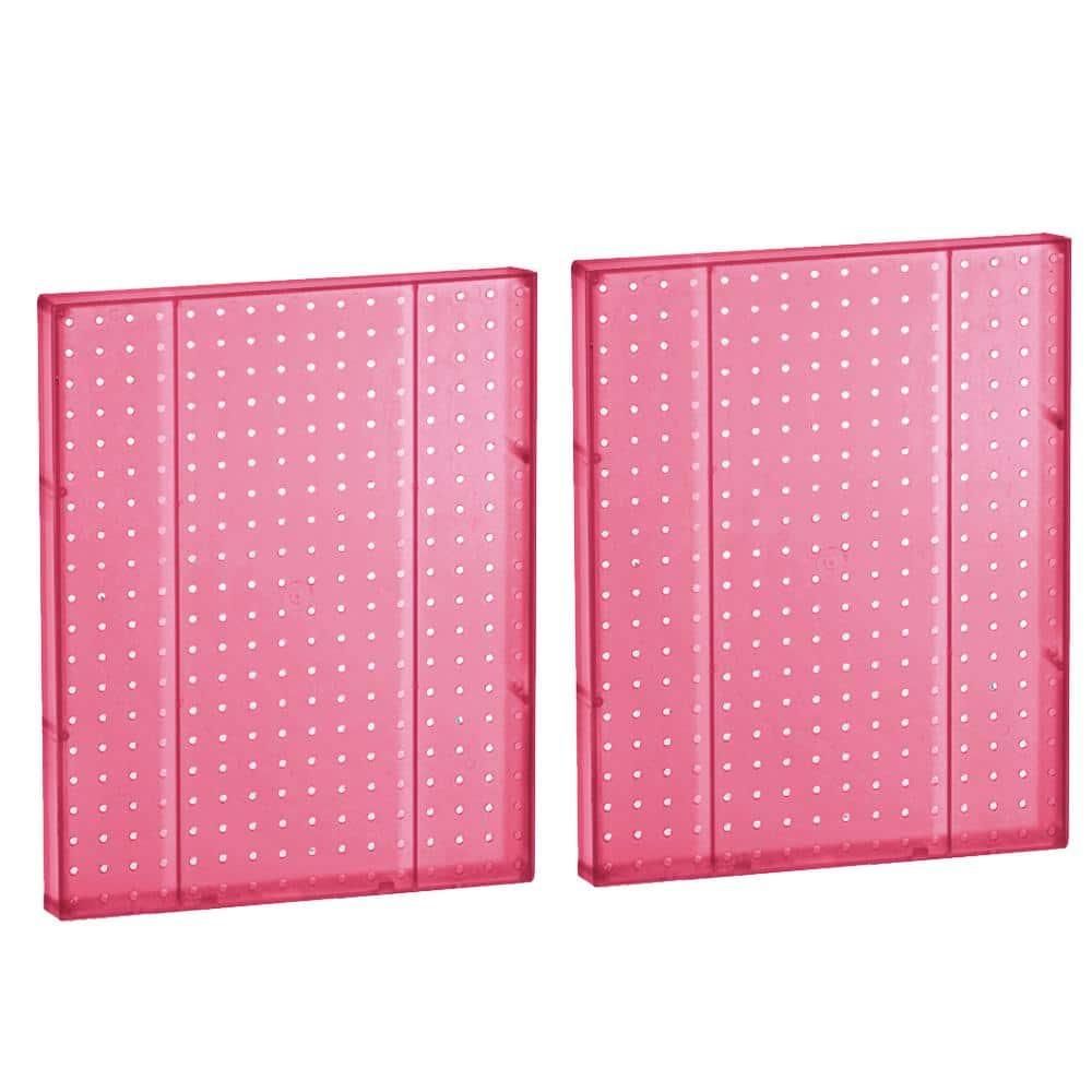 Pegboard Wall Panel Storage Solution, Size: 16"x 20", 2-Pack