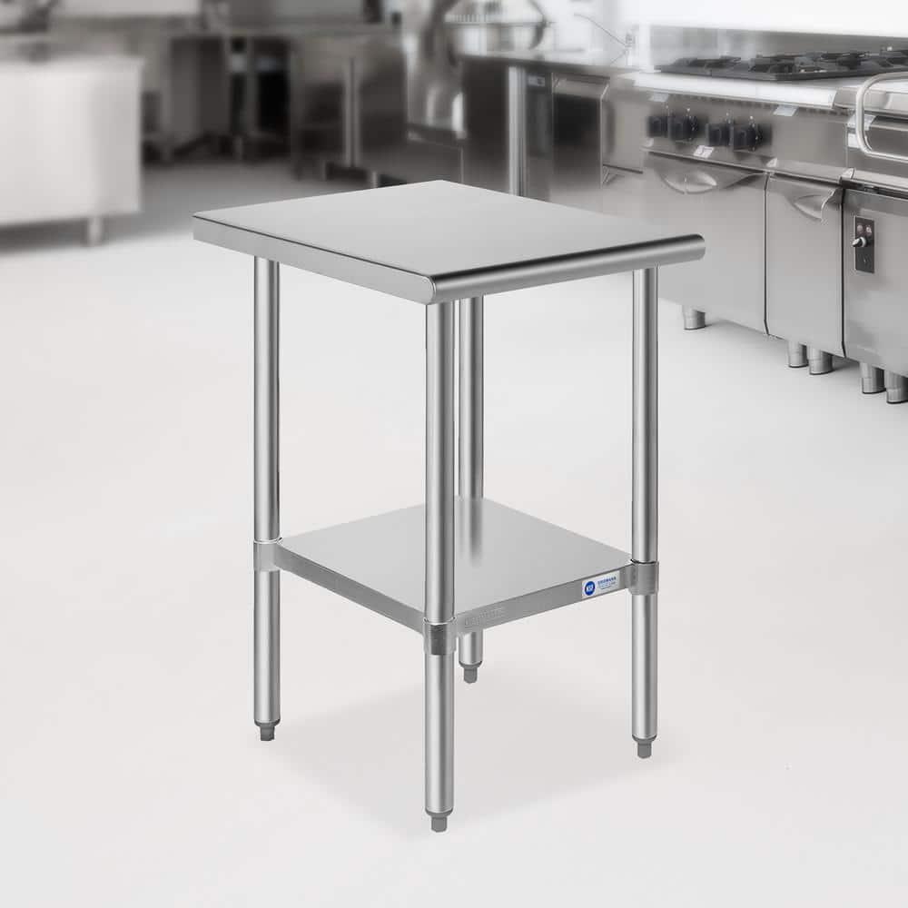 GRIDMANN NSF Stainless Steel Commercial Prep Table By GRIDMANN