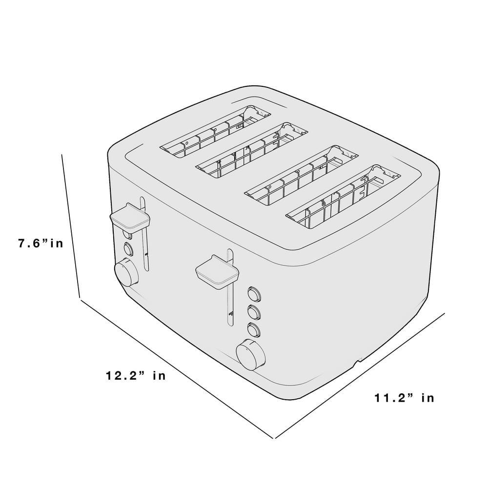 GE 4-Slice Toaster