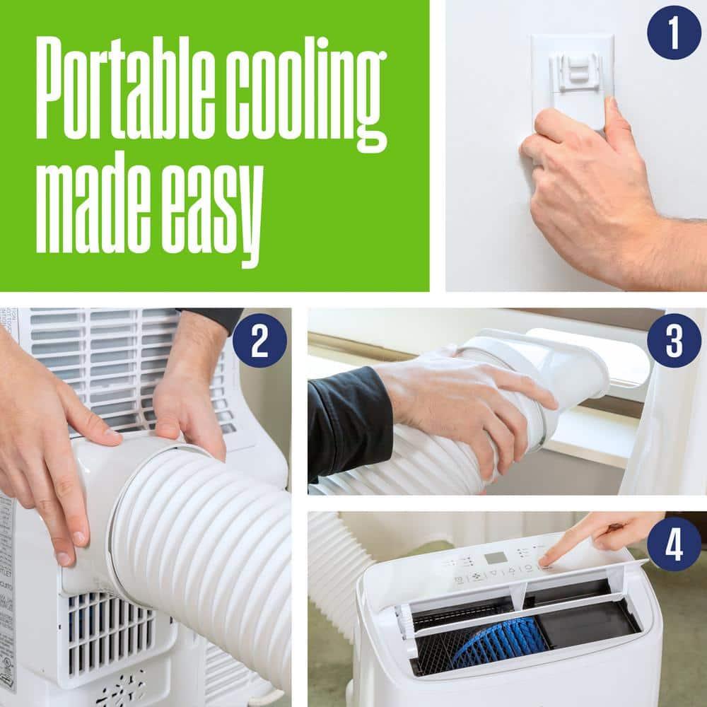 Westinghouse 14,000 BTU Portable Air Conditioner with Heat & Dehumidifier, Remote and Smart App