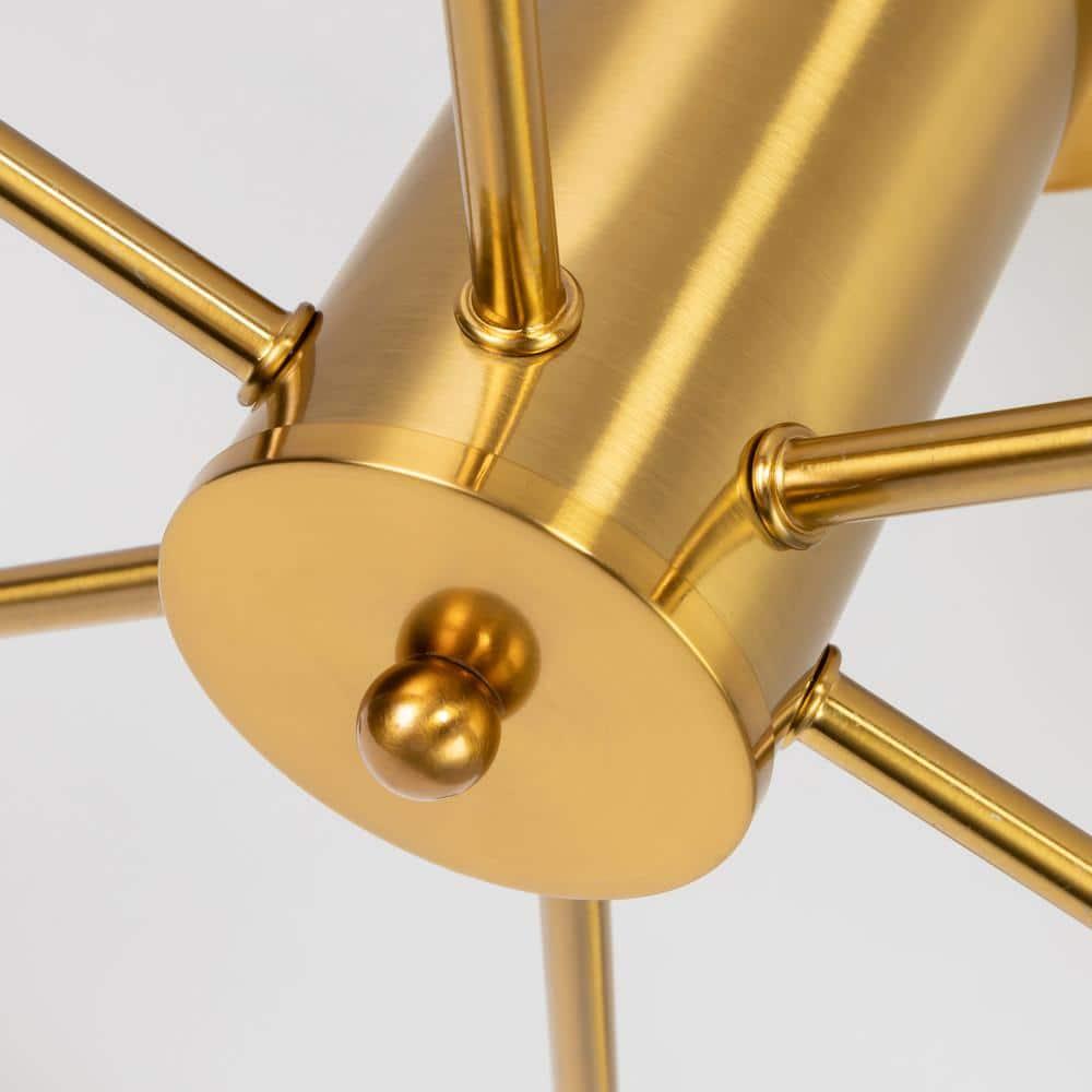 Sevin 6 - Light 25.2'' Sputnik Cylinder Flush Mount
