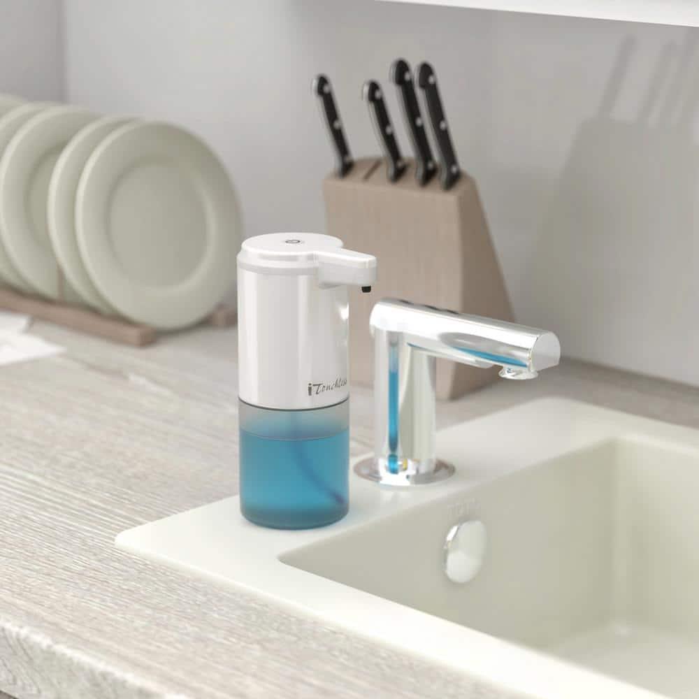 iTouchless Automatic Stainless Steel Foaming Soap Dispenser