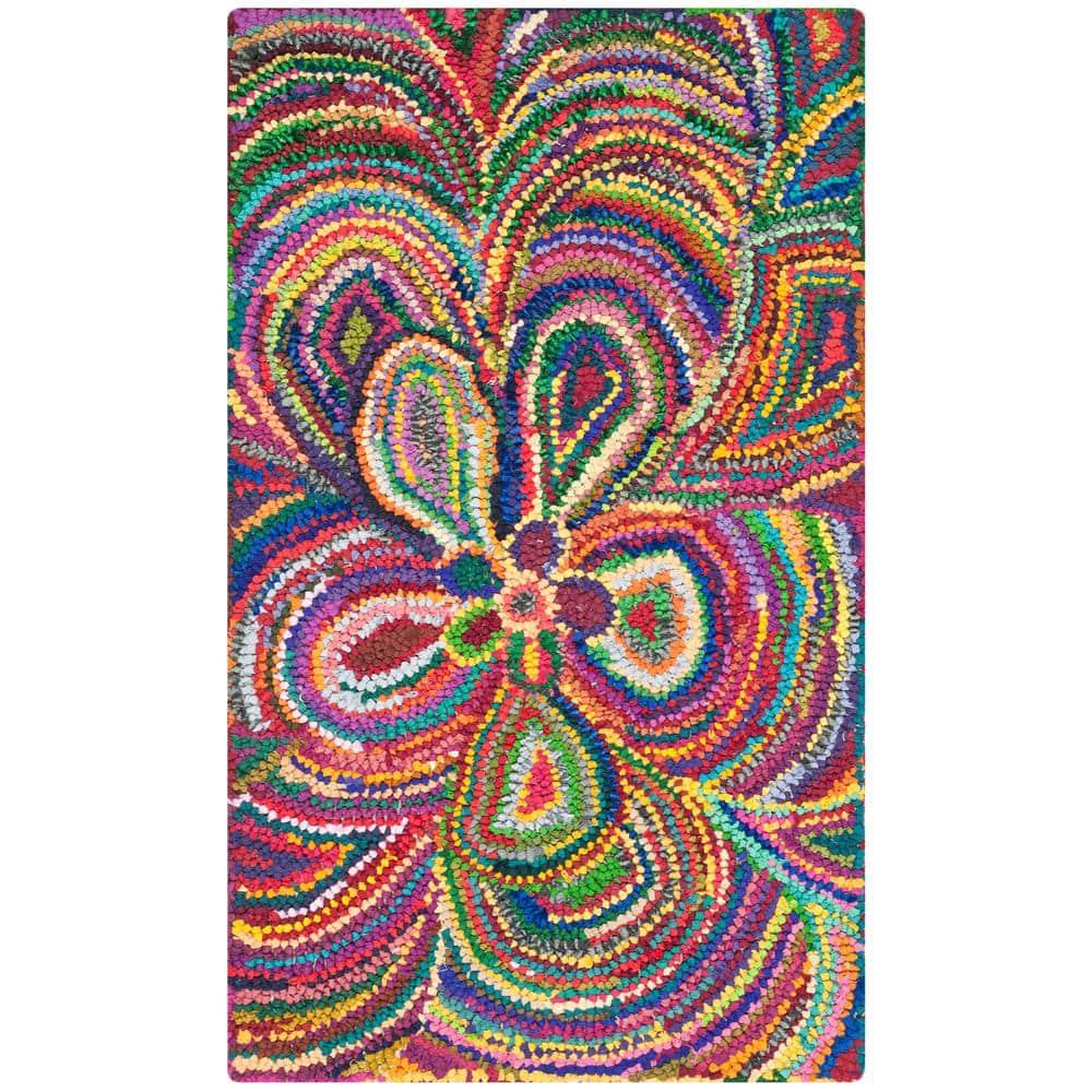 Nantucket NAN445 Hand Tufted Accent Rug - Multi - 2'3"x4' - Safavieh.
