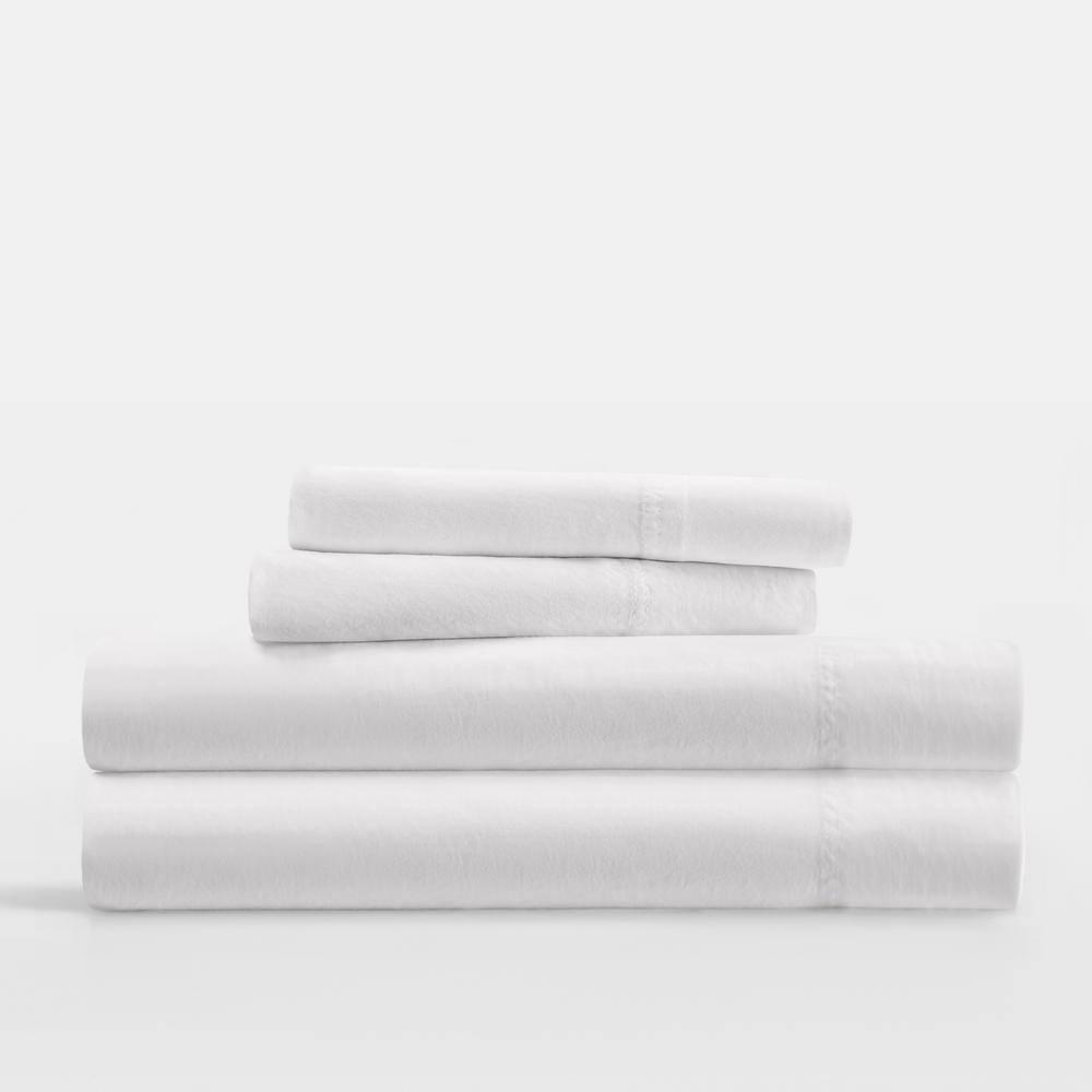 Sateen Long-Staple Cotton Deep Pocket Sheet Set