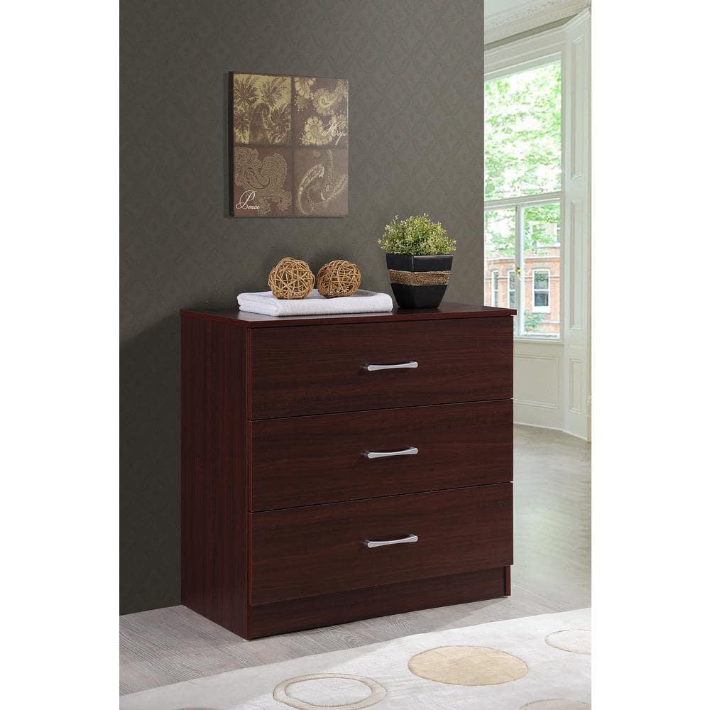 3 Mahogany Chest Of Drawers