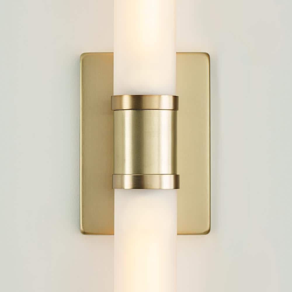 Evelien 2 Light Frosted Dimmable Vanity Light
