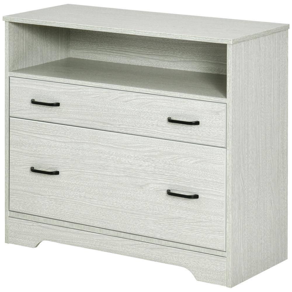 Vinsetto 33.5'' Wide 2 -Drawer File Cabinet