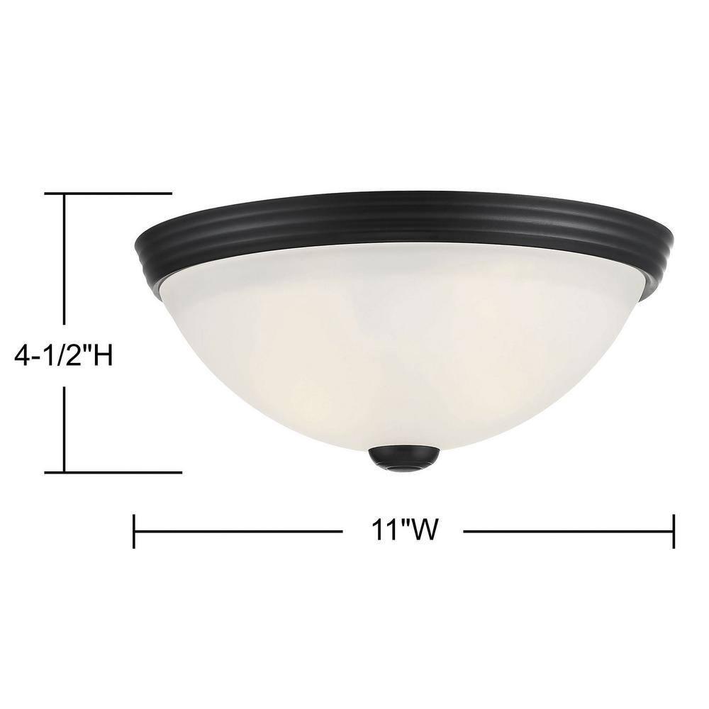 Savoy House NULL 2 - Light Flush Mount in  Black