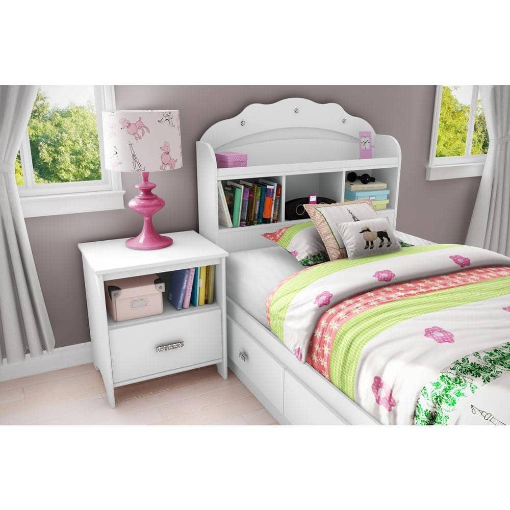 South Shore Tiara Twin Bookcase Headboard