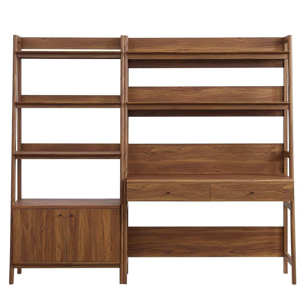 Modway Modway Bixby 2-Piece Wood Office Desk and Bookshelf