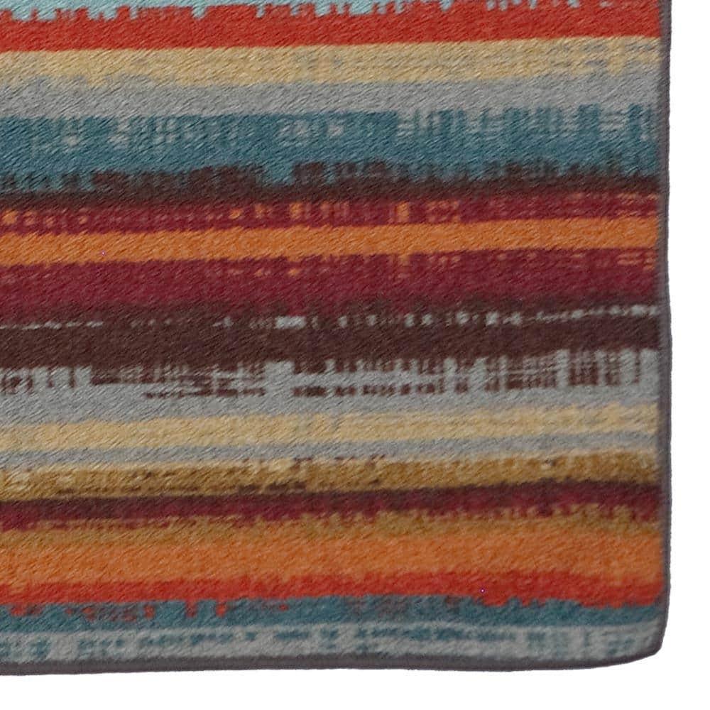 Mohawk Home Avenue Stripe Area Rug, Multi, 7'6"x10'