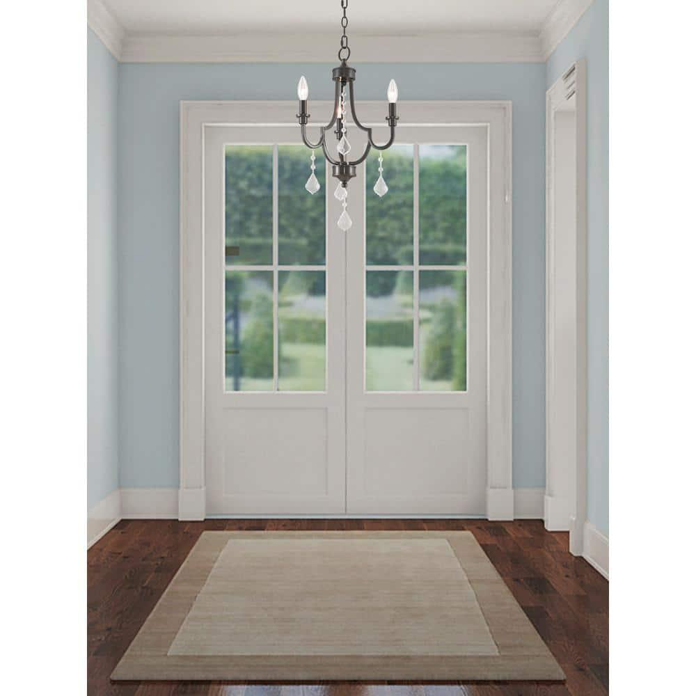 Livex Lighting Glendale 3 - Light Chandelier in  English Bronze