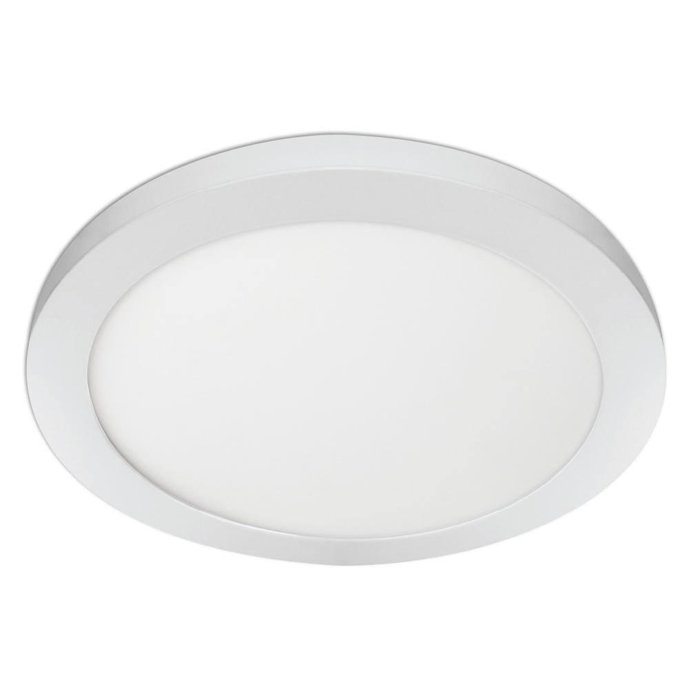 Feit Electric Flush Mount LED Round Flat Panel Light, White