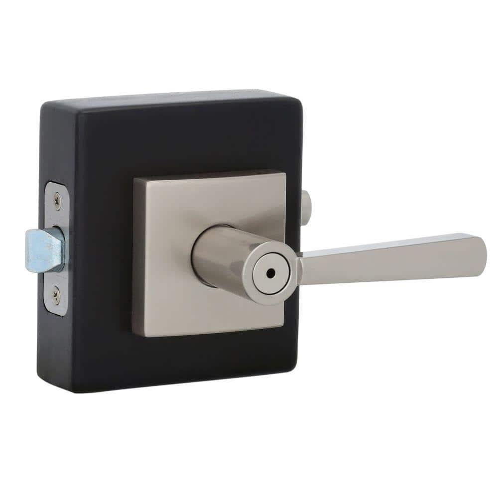 Baldwin Spyglass Bed/Bath Lever in SN