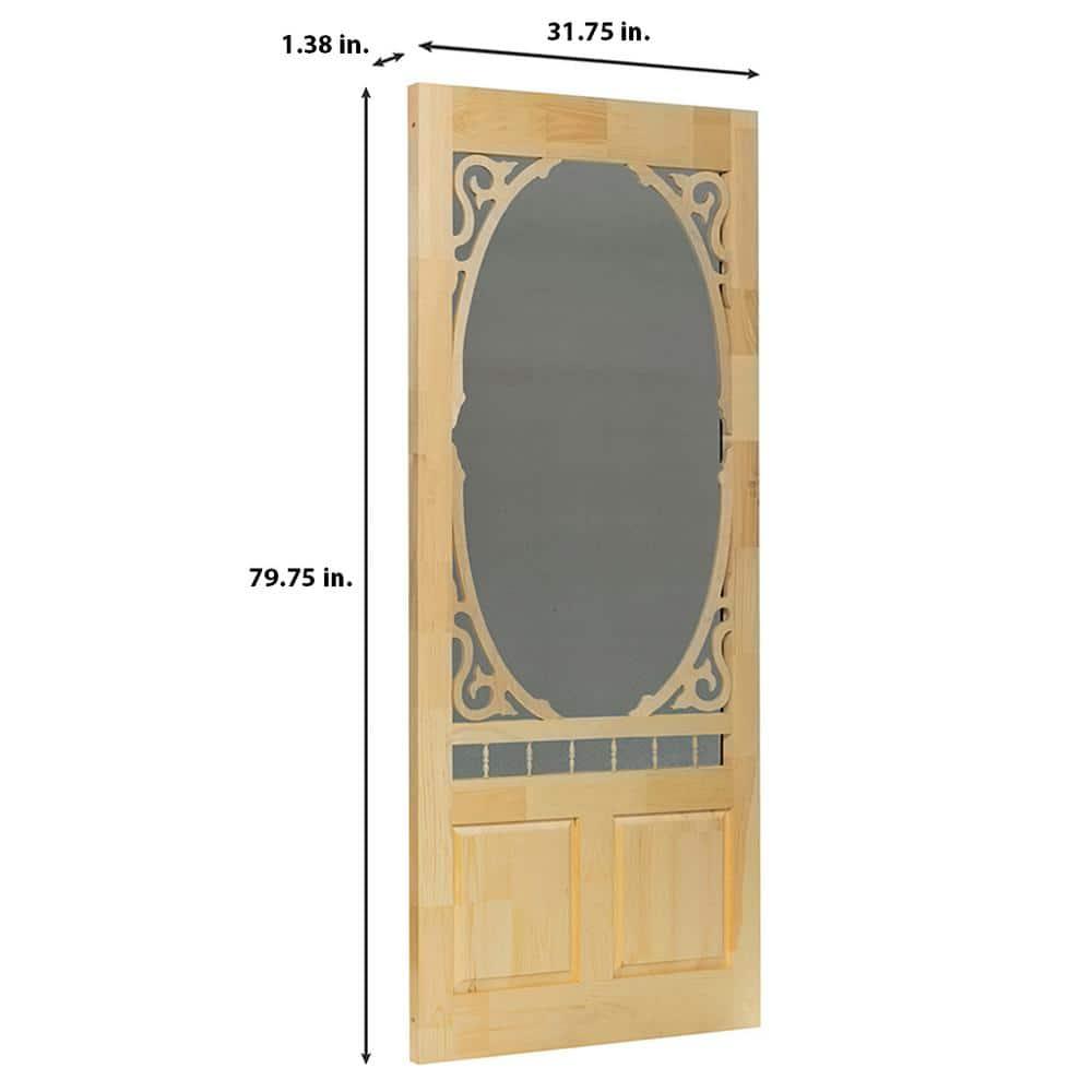 Kimberly Bay Unfinished Pine Slab Screen Doors