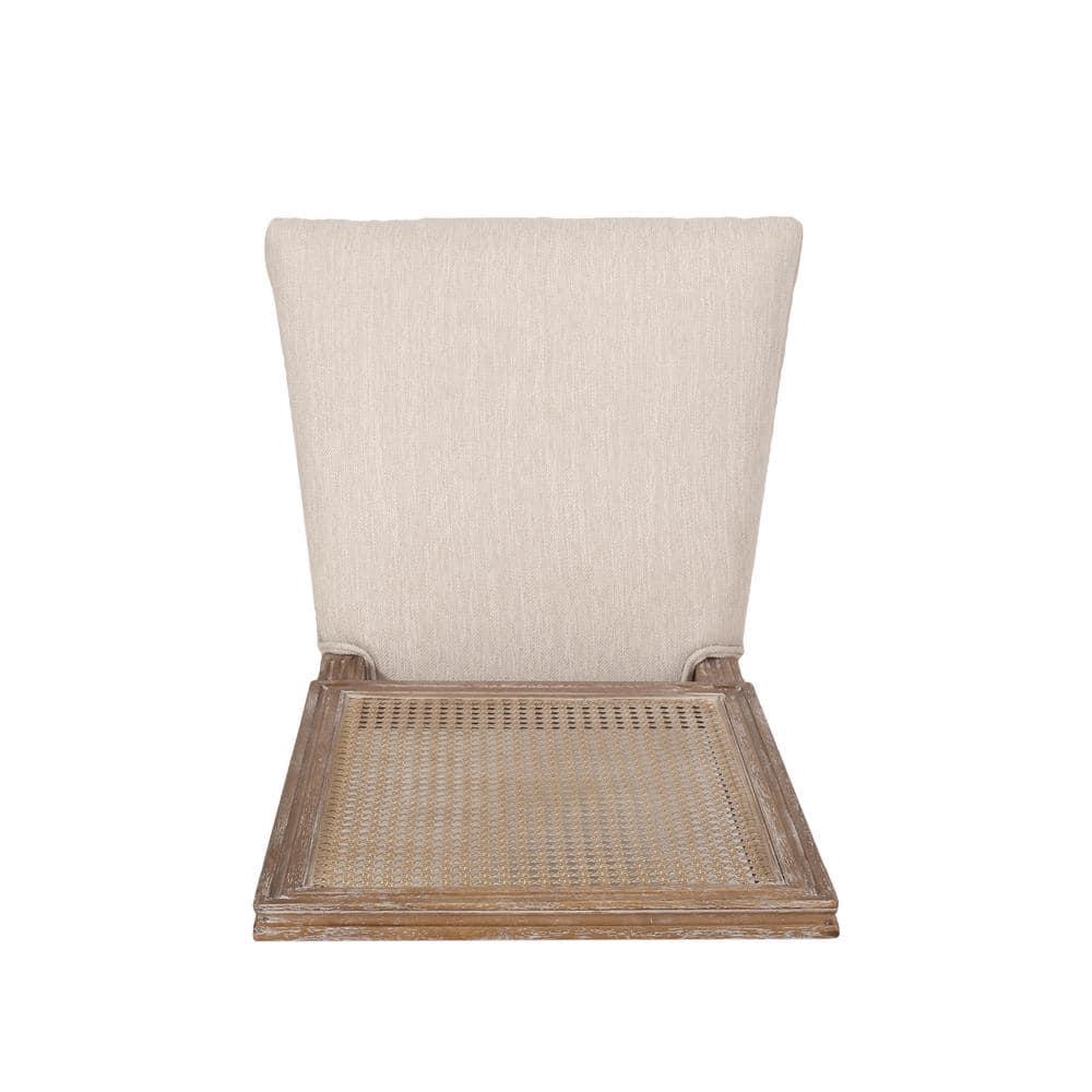 Noble House Beckstrom Indoor French Wood Dining Chair, Set of 2, Beige, Natural
