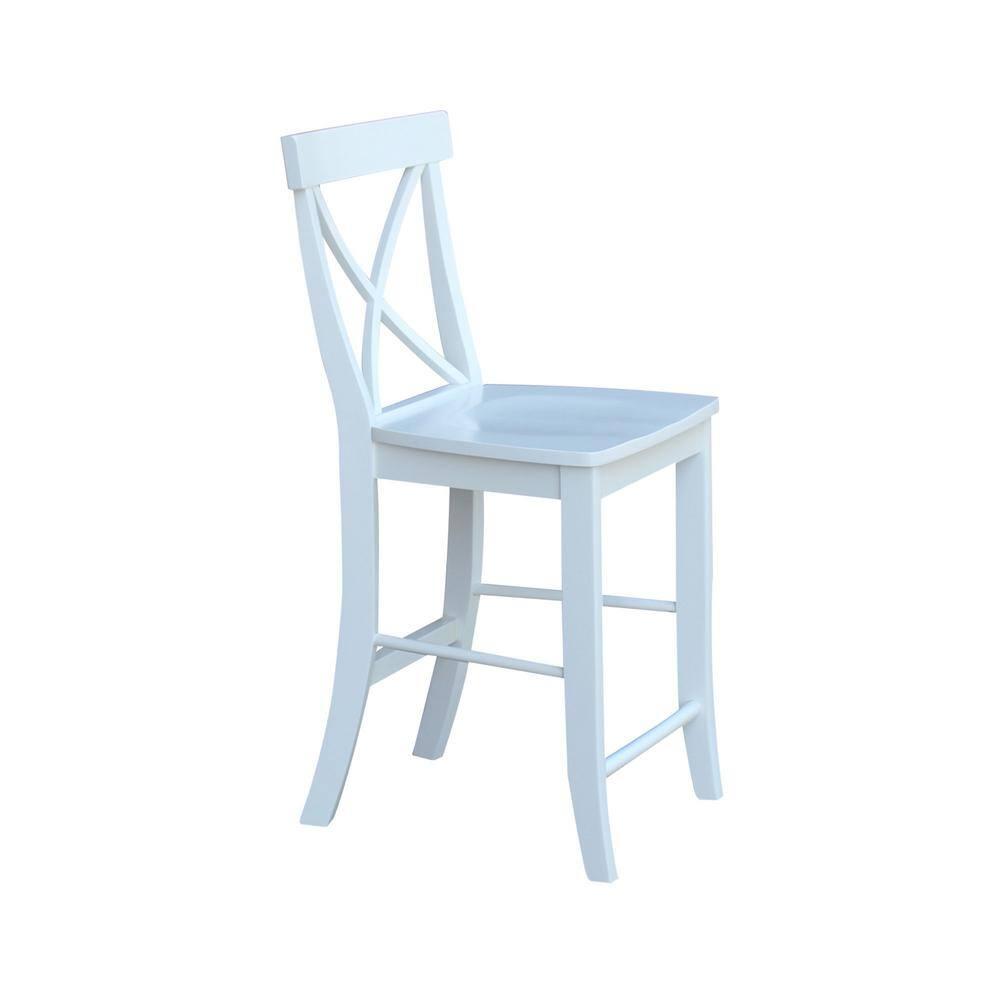 International Concepts X-Back Counter Height Stool - 24" Seat Height