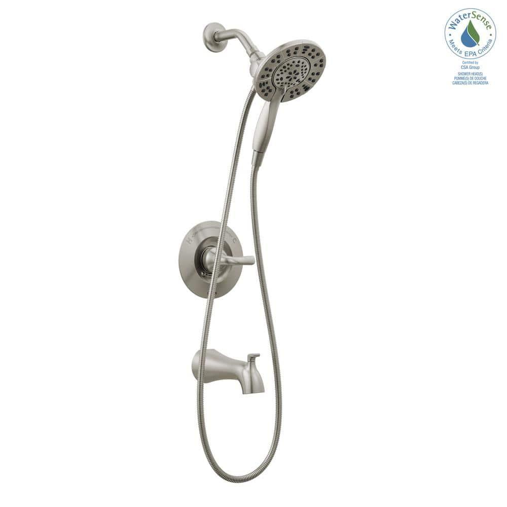 Arvo Single-Function Tub Shower Faucet Set, Shower Trim Kit with In2ition Shower Head and Valve