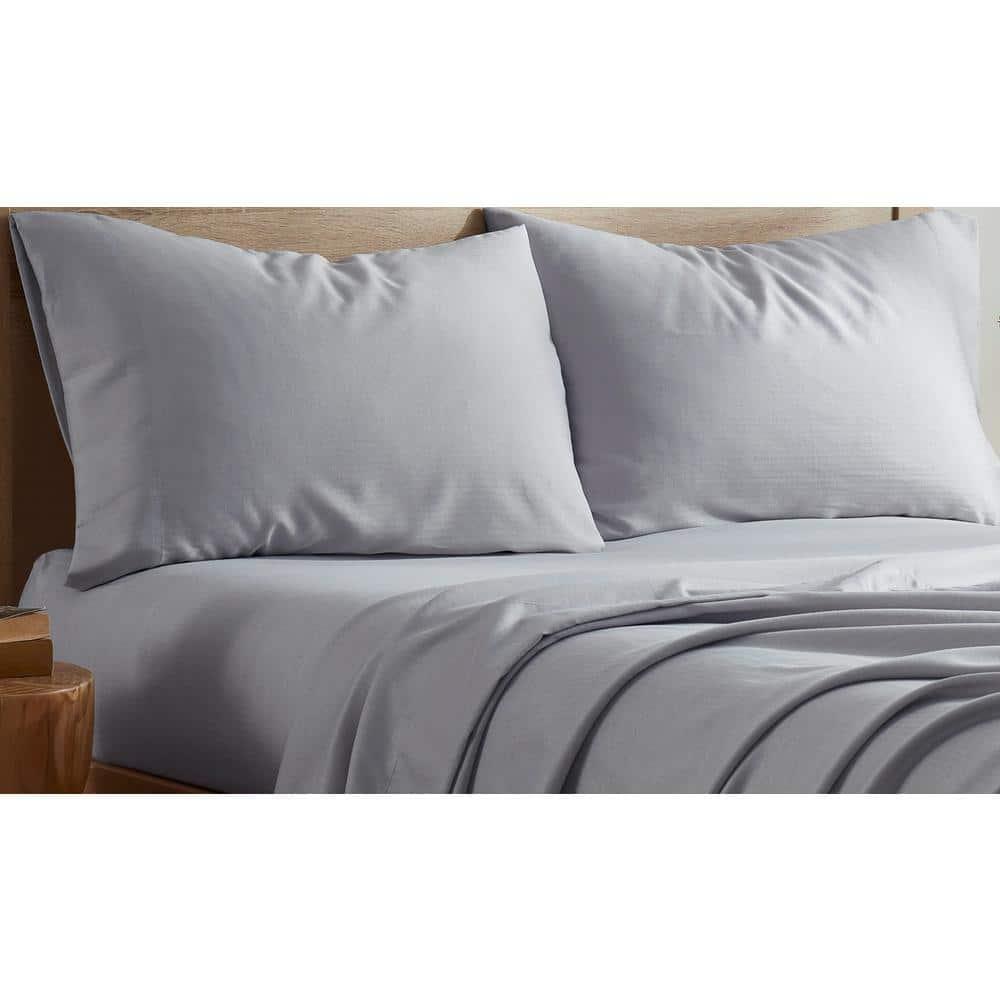Kathy Ireland Home Kathy Ireland Herringbone Twill 4 Piece Cotton Sheet Set (King or Queen) (Set of 4)