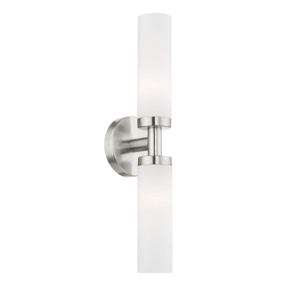 Livex Lighting Aero 2 - Light Vanity in  Brushed Nickel