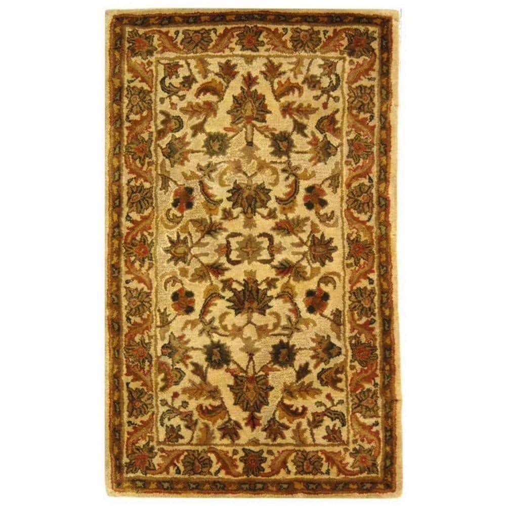Antiquity AT52 Hand Tufted Indoor Area Rug - Gold - 4'x6' - Safavieh