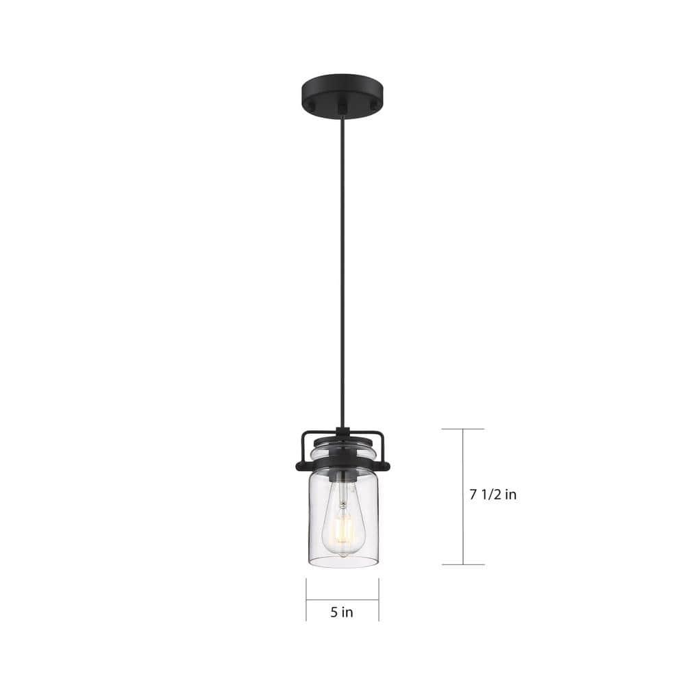 Nuvo Lighting - Antebellum-1 Light Mini Pendant-5 Inches Wide by 7.5 Inches