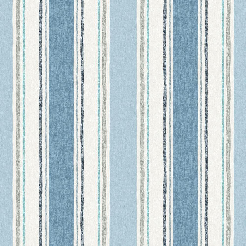 ARDEN Outdoor Loveseat Cushion Set, 48 x 24, Water repellent, Fade Resistant, Cushion Set for Couch, Bench, and Swing 48 x 24, French Blue Linen Stripe