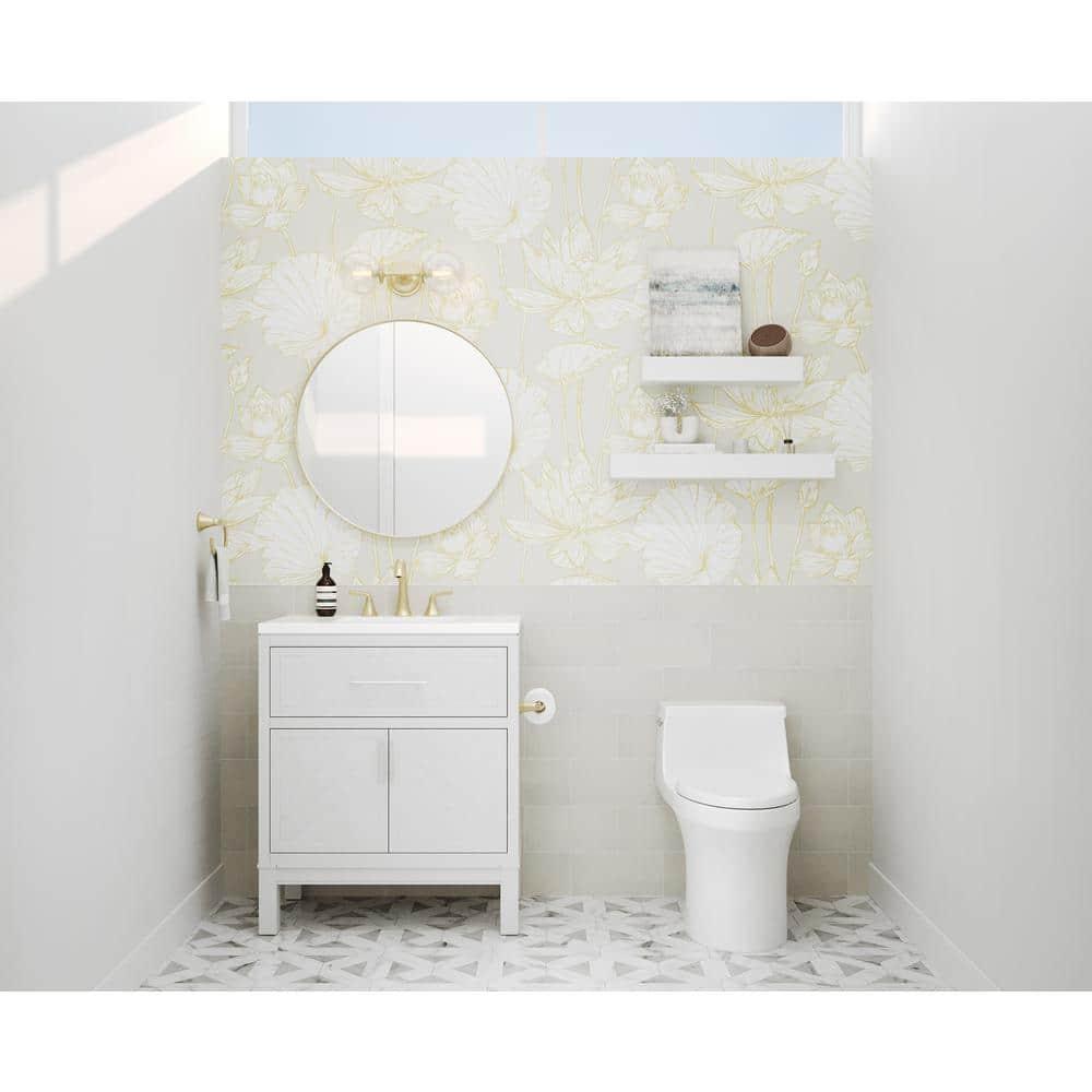 Essential Round Wall Mirror, Bathroom/Vanity Mirror with Frame