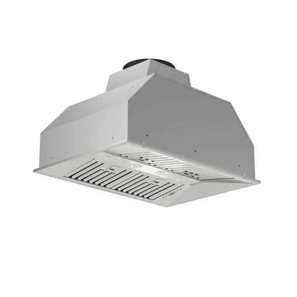 Forno Altilia 36-inch Insert Range Hood, 1200 CFM Double Motor, 4 Speed Control, All Stainless Steel FRHRE5337-36