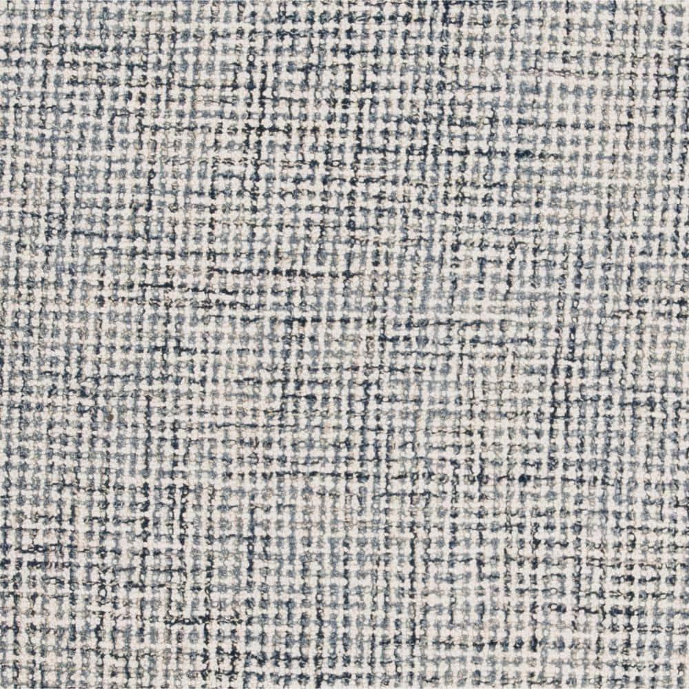 Abstract ABT220 Handmade Indoor Area Rug - Navy/Ivory - 6' Round - Safavieh