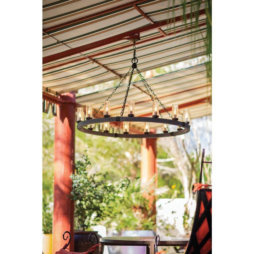 Sawyer 6 - Bulb 23.25" H Outdoor Chandelier