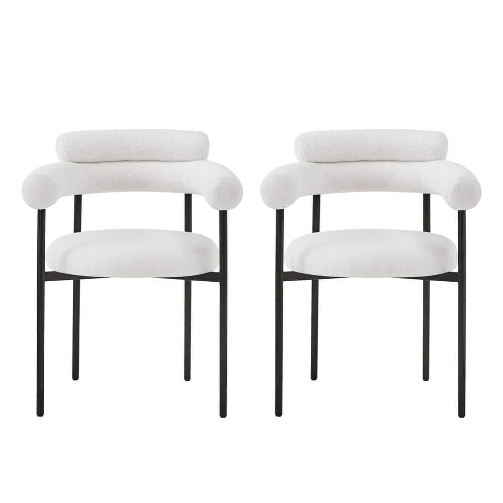 Christopher Knight Home Rylan Upholstered Armchair Dining Chairs