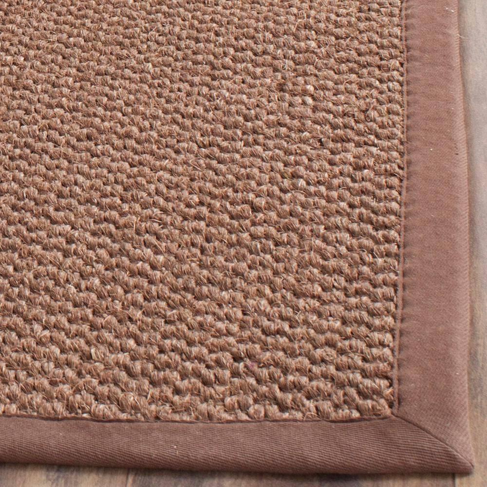 Natural Fiber NF525 Power Loomed Indoor Accent Rug - Chocolate - 2'x3' - Safavieh.