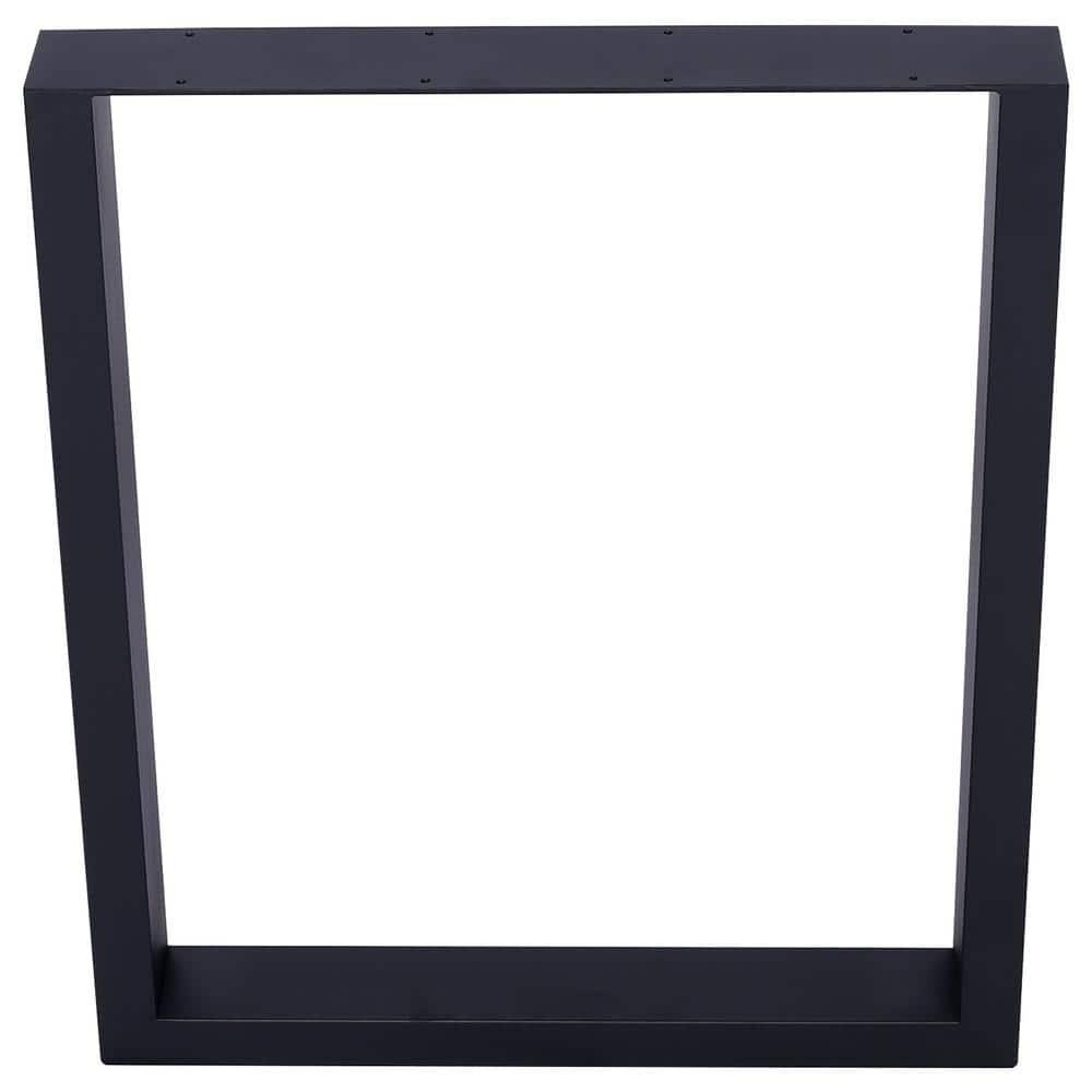 Square Table Legs Set of 2, Table Legs with Pre-Drilled Holes, with The Maximum Load Weight of 2204lbs, 28 x 24" for Table Desk Replacement