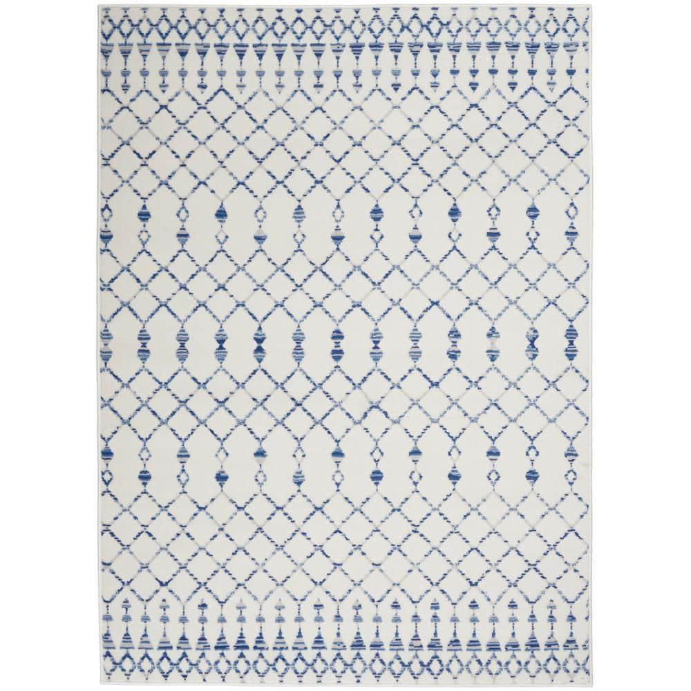 Nourison Whimsicle WHS02 Indoor only Area Rug - Ivory 6' x 9'