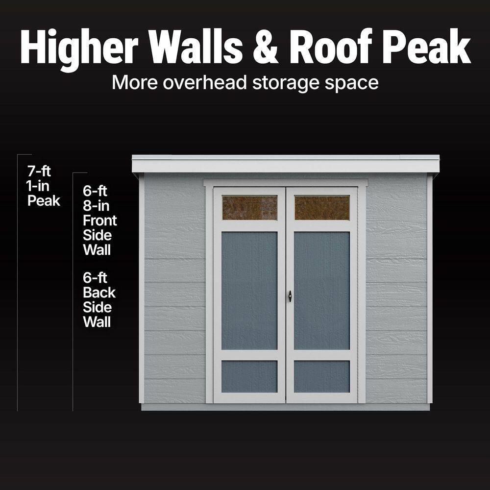 Handy Home Highland 8 ft. W x 6 ft. D Storage Shed