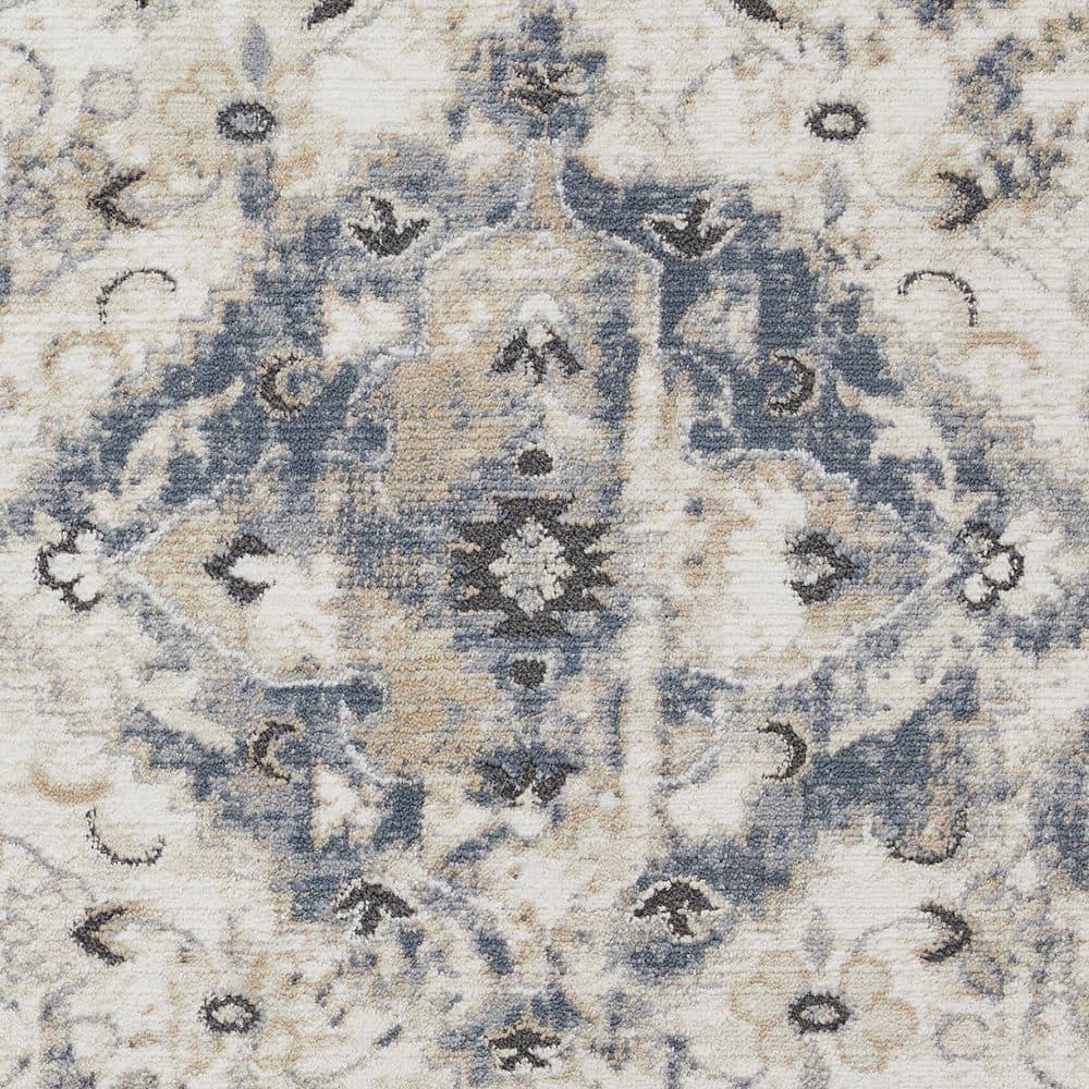 Loomaknoti Kehleigh Zofionz 5' x 7' Beige Oriental Indoor Area Rug