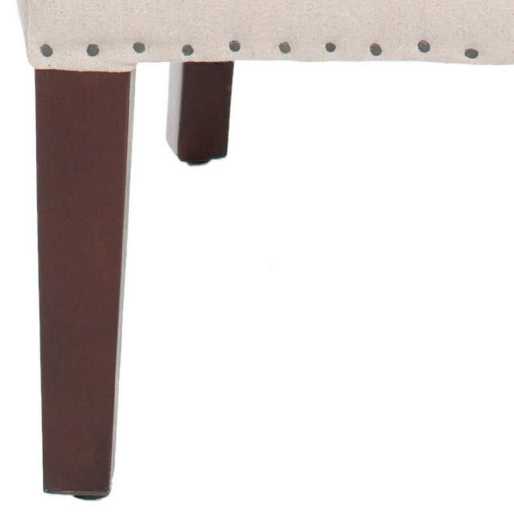 Bacall 20" H Dining Chair With Nail Head Trim - MCR4501 - Taupe - Safavieh Couture
