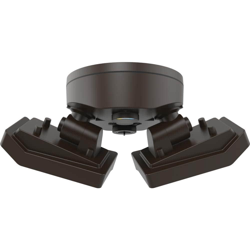 Lithonia Lighting 2 - Head Hardwired Dusk to Dawn Outdoor Security Flood Light