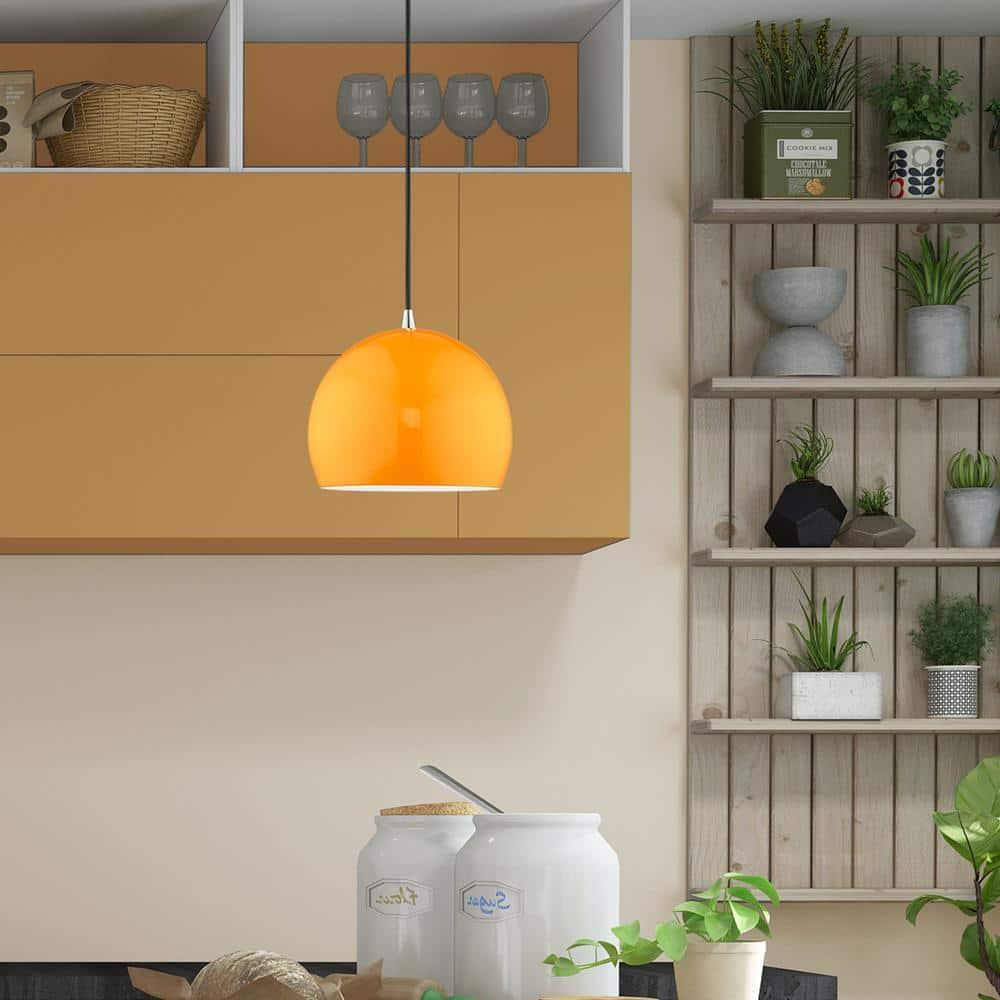 Schultz Single Light Metal Dimmable Pendant