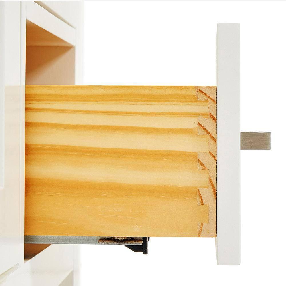 Ariel H036slcqrvo Bristol 36" Free Standing Single Basin Vanity Set - White