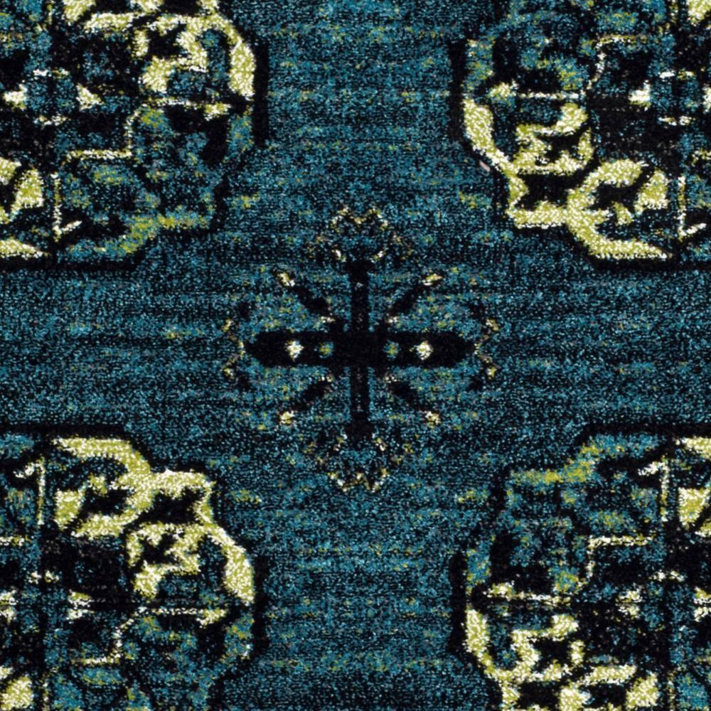 Vintage Hamadan VTH212 Power Loomed Indoor Area Rug - Blue/Multi - 5'3"x7'6" - Safavieh