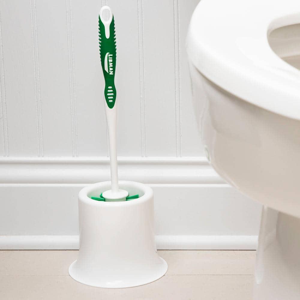 Libman Polypropylene Toilet Bowl Brush and Holder (2-Pack)