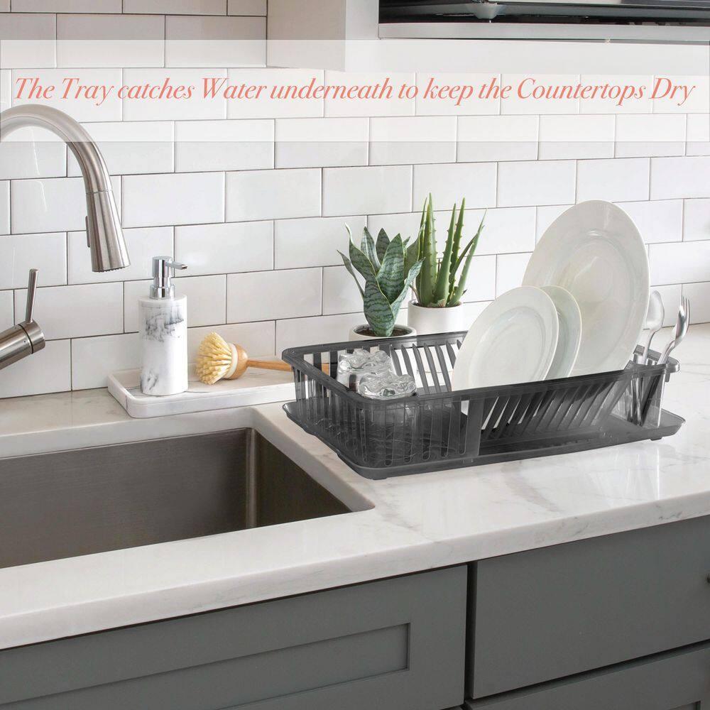 Kitchen Details Plastic In Sink Dish Rack