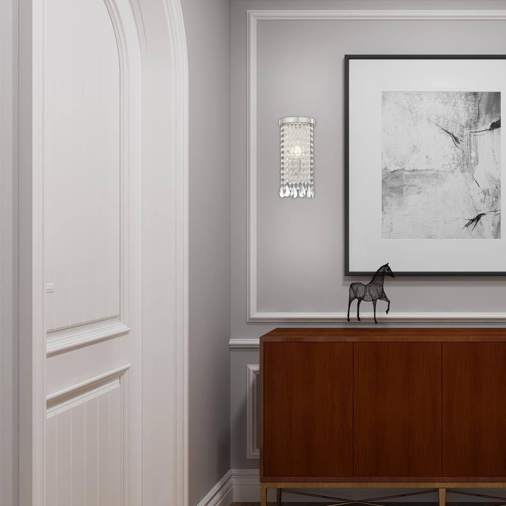 Livex Lighting Elizabeth 1 - Light Wall Light in  Brushed Nickel