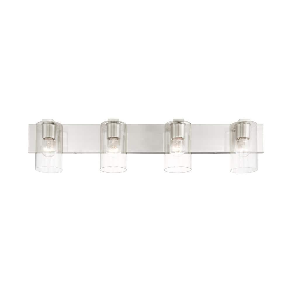 Livex Lighting Zurich 4 - Light Vanity in  Brushed Nickel