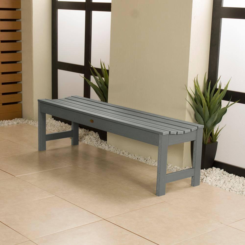 highwoodÂ® Eco-Friendly Recycled Plastic Lehigh Picnic Bench, 5'