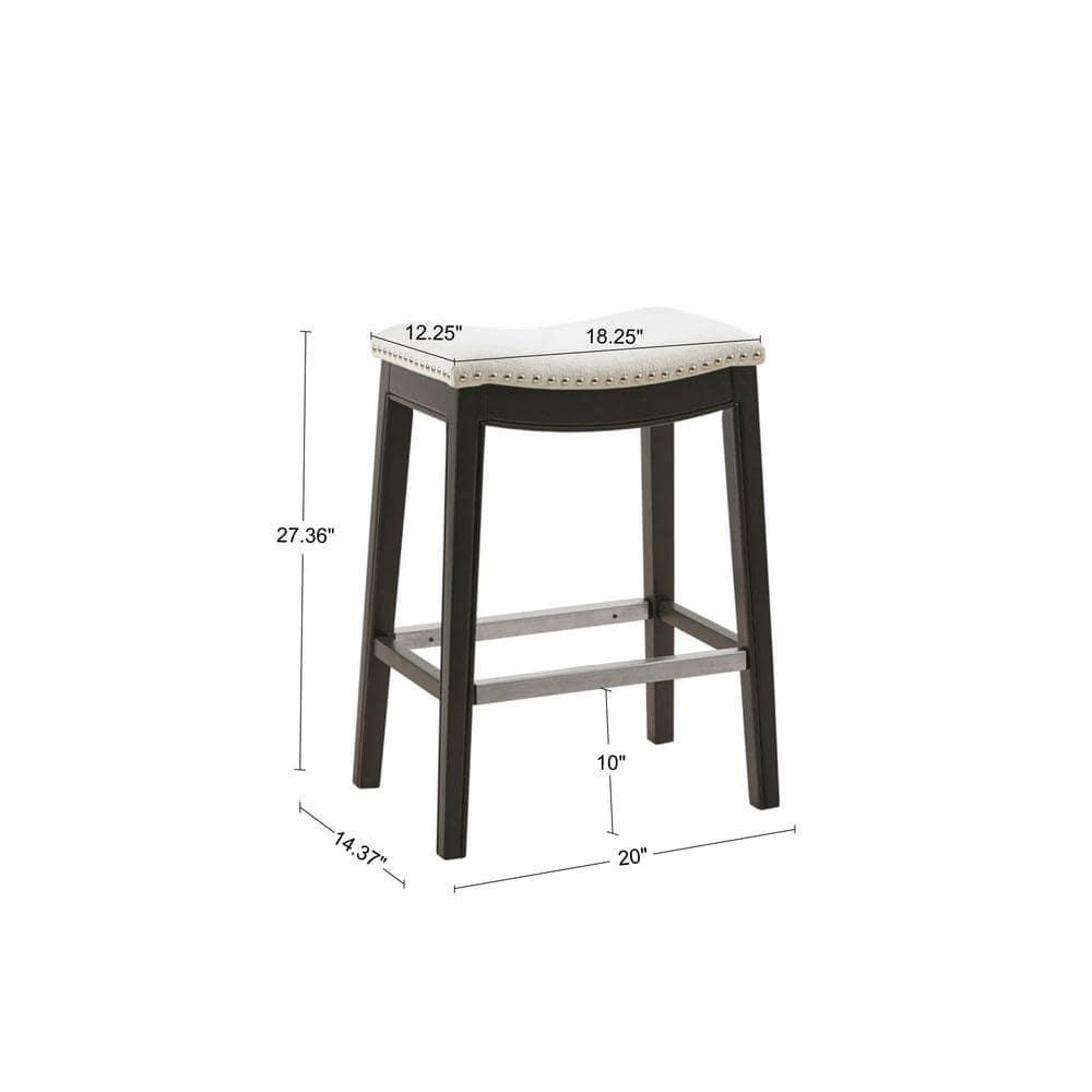 Madison Park Belfast Belfast Counter Stool with Cream Finish