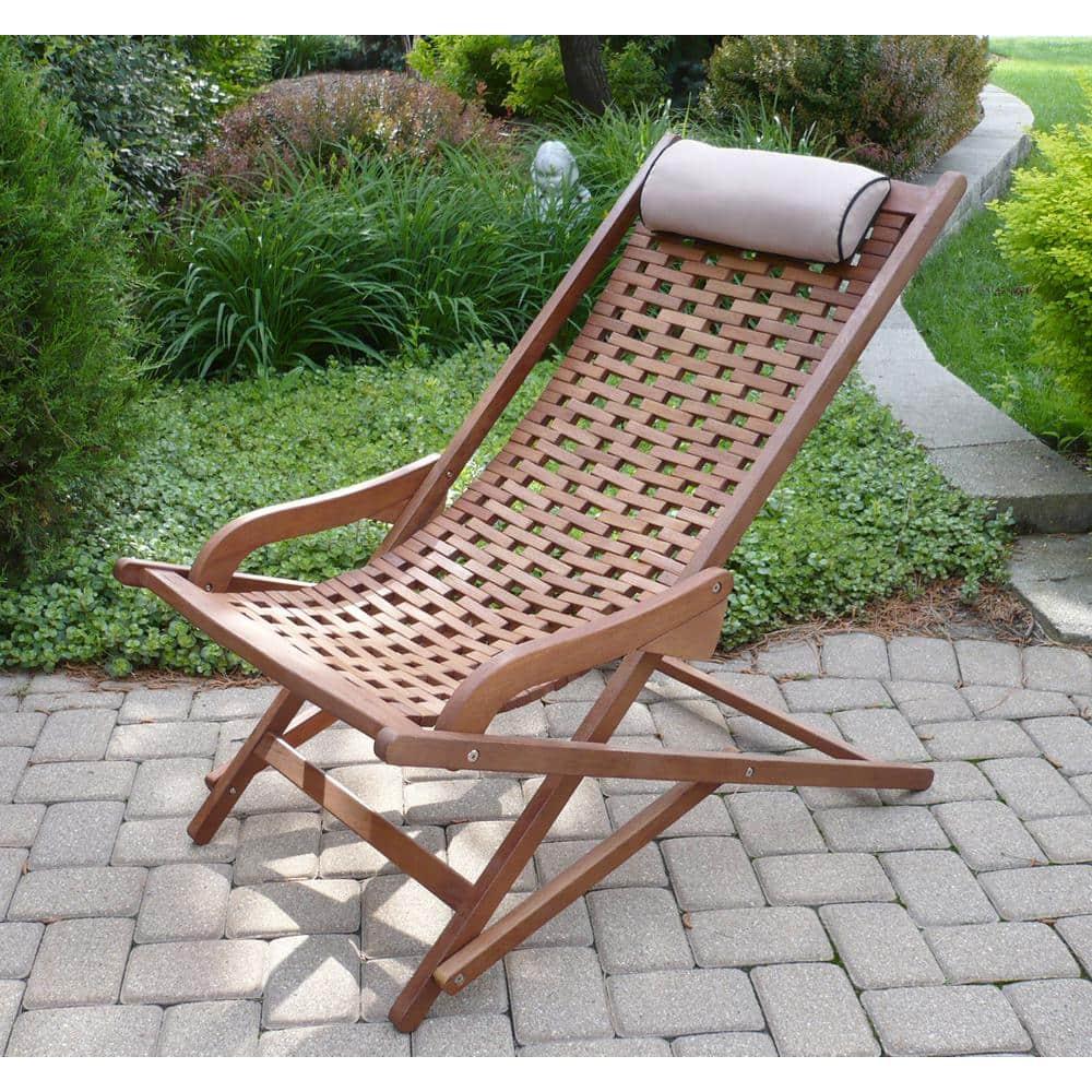 Fleur Eucalyptus Outdoor Lounge Chair with Cushion